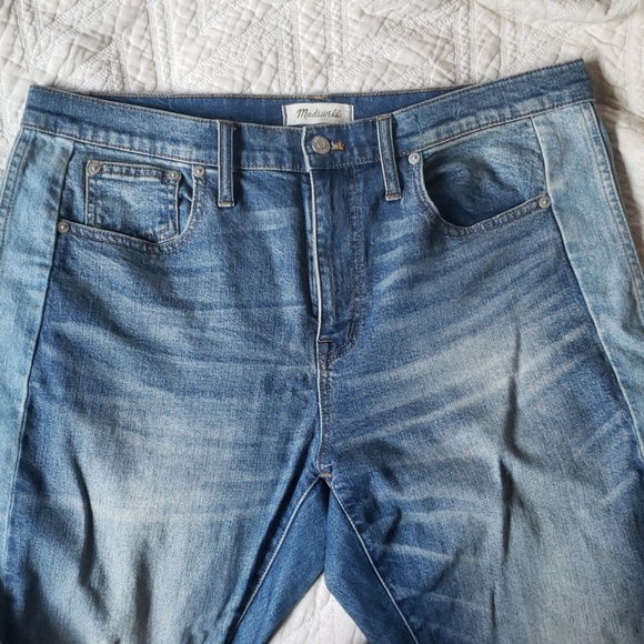 Madewell Two Tone Side Panel Jeans - Picture 2 of 4